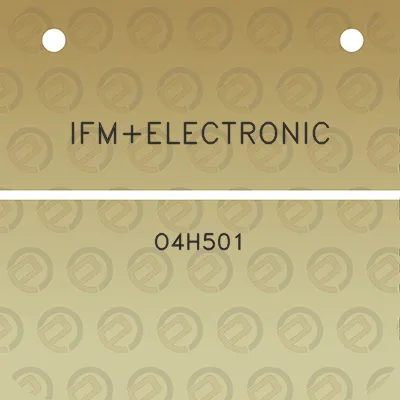 ifmelectronic-o4h501