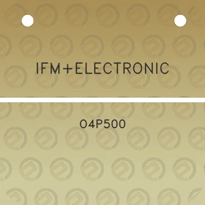 ifmelectronic-o4p500