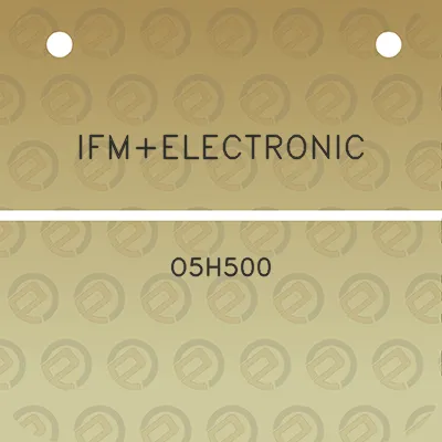 ifmelectronic-o5h500