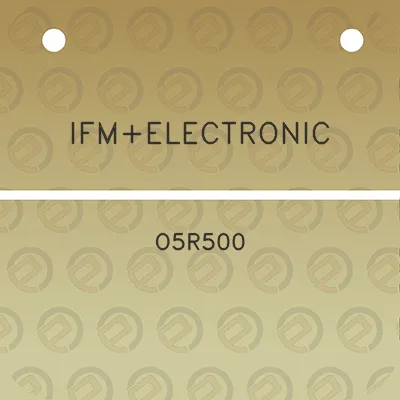 ifmelectronic-o5r500