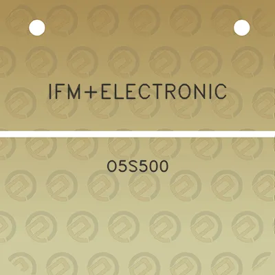 ifmelectronic-o5s500