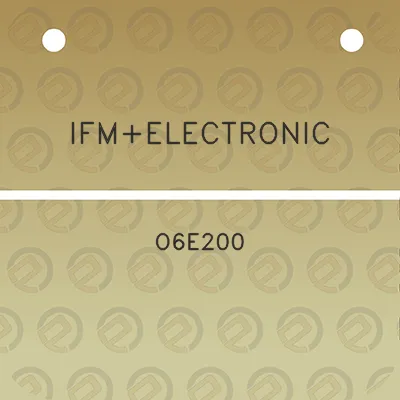 ifmelectronic-o6e200