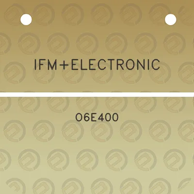 ifmelectronic-o6e400