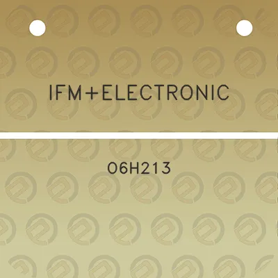 ifmelectronic-o6h213