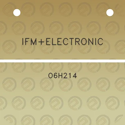 ifmelectronic-o6h214