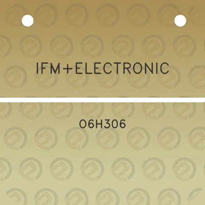 ifmelectronic-o6h306