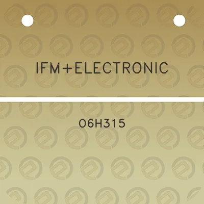 ifmelectronic-o6h315