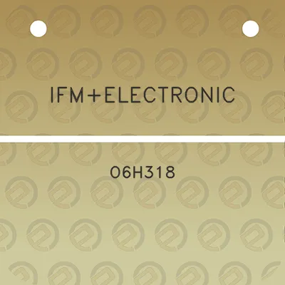 ifmelectronic-o6h318