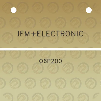 ifmelectronic-o6p200