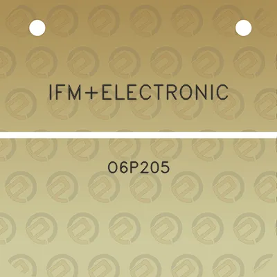 ifmelectronic-o6p205