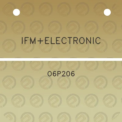 ifmelectronic-o6p206