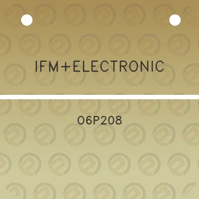 ifmelectronic-o6p208