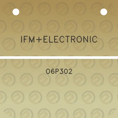 ifmelectronic-o6p302