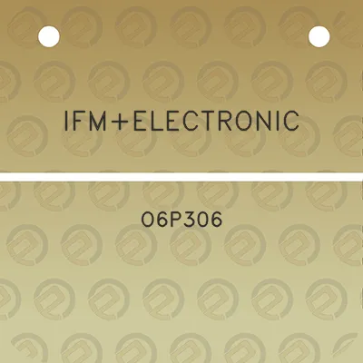 ifmelectronic-o6p306