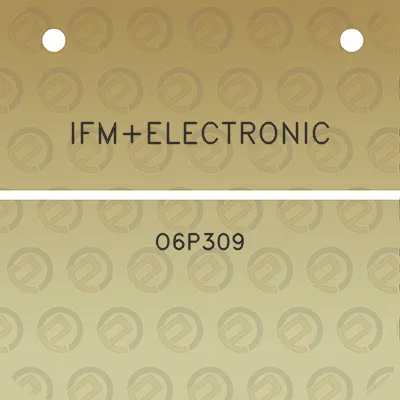 ifmelectronic-o6p309