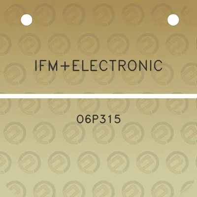 ifmelectronic-o6p315