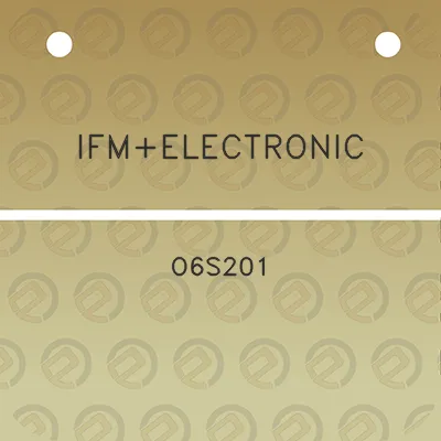 ifmelectronic-o6s201