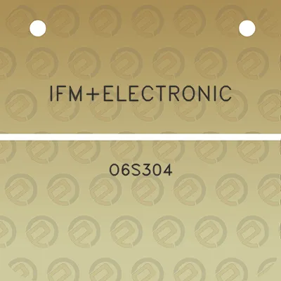 ifmelectronic-o6s304