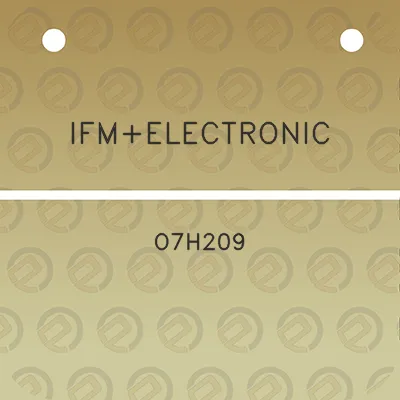 ifmelectronic-o7h209