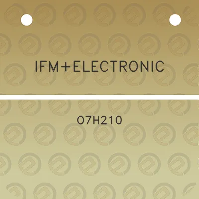 ifmelectronic-o7h210