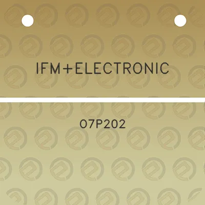 ifmelectronic-o7p202