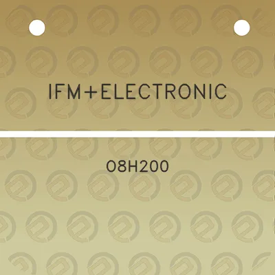 ifmelectronic-o8h200