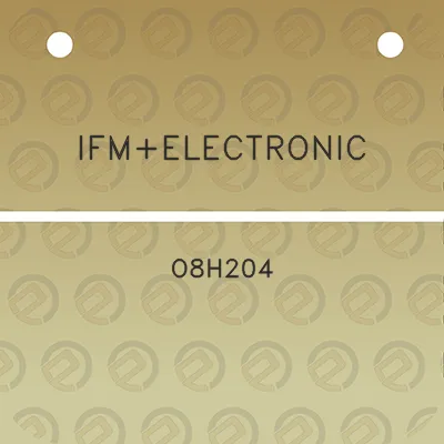 ifmelectronic-o8h204