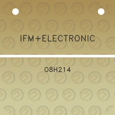 ifmelectronic-o8h214