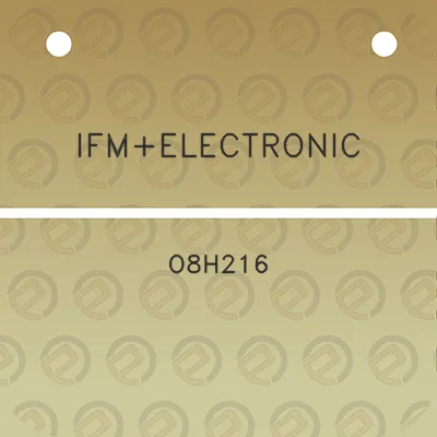 ifmelectronic-o8h216