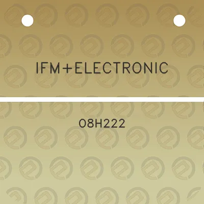 ifmelectronic-o8h222