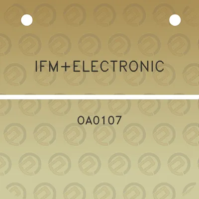 ifmelectronic-oa0107