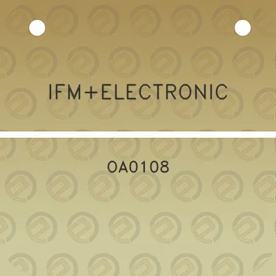 ifmelectronic-oa0108