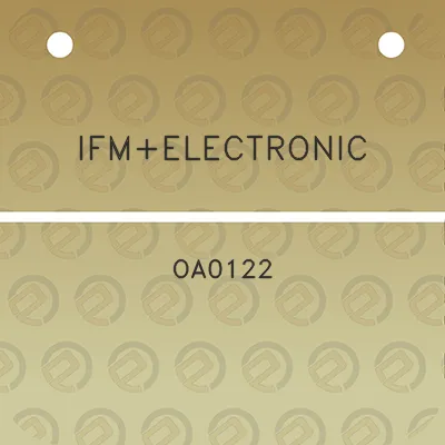 ifmelectronic-oa0122