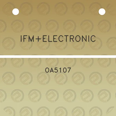 ifmelectronic-oa5107