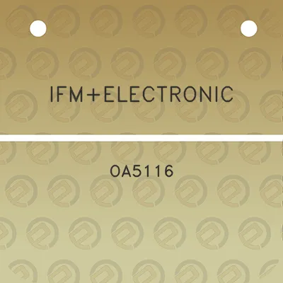 ifmelectronic-oa5116