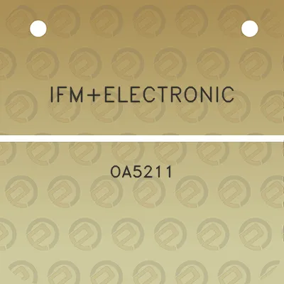 ifmelectronic-oa5211