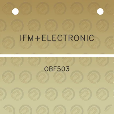 ifmelectronic-obf503