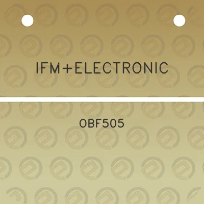 ifmelectronic-obf505