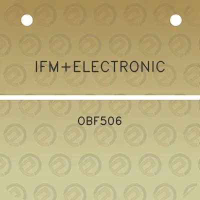 ifmelectronic-obf506