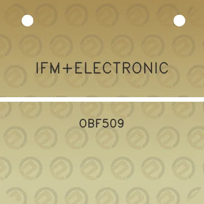 ifmelectronic-obf509