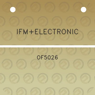 ifmelectronic-of5026