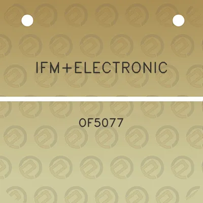 ifmelectronic-of5077