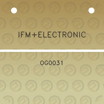 ifmelectronic-og0031