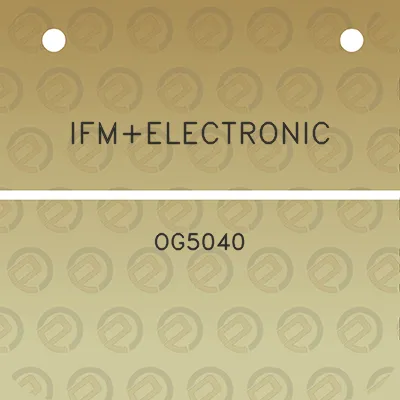 ifmelectronic-og5040