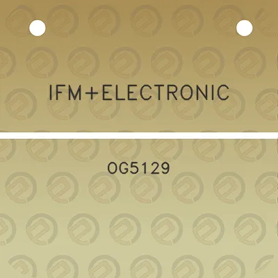 ifmelectronic-og5129