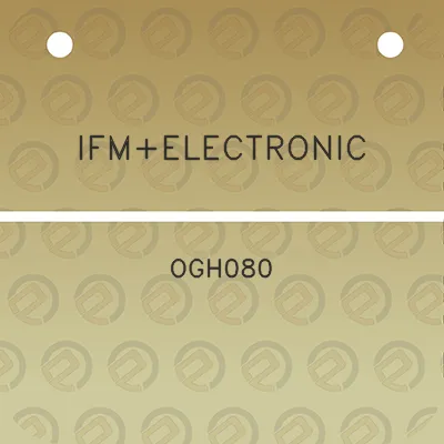 ifmelectronic-ogh080