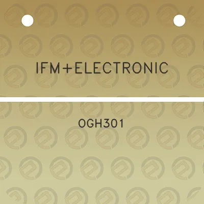 ifmelectronic-ogh301