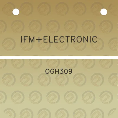 ifmelectronic-ogh309