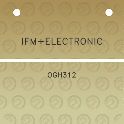 ifmelectronic-ogh312