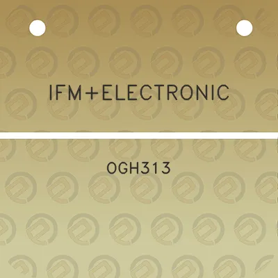 ifmelectronic-ogh313